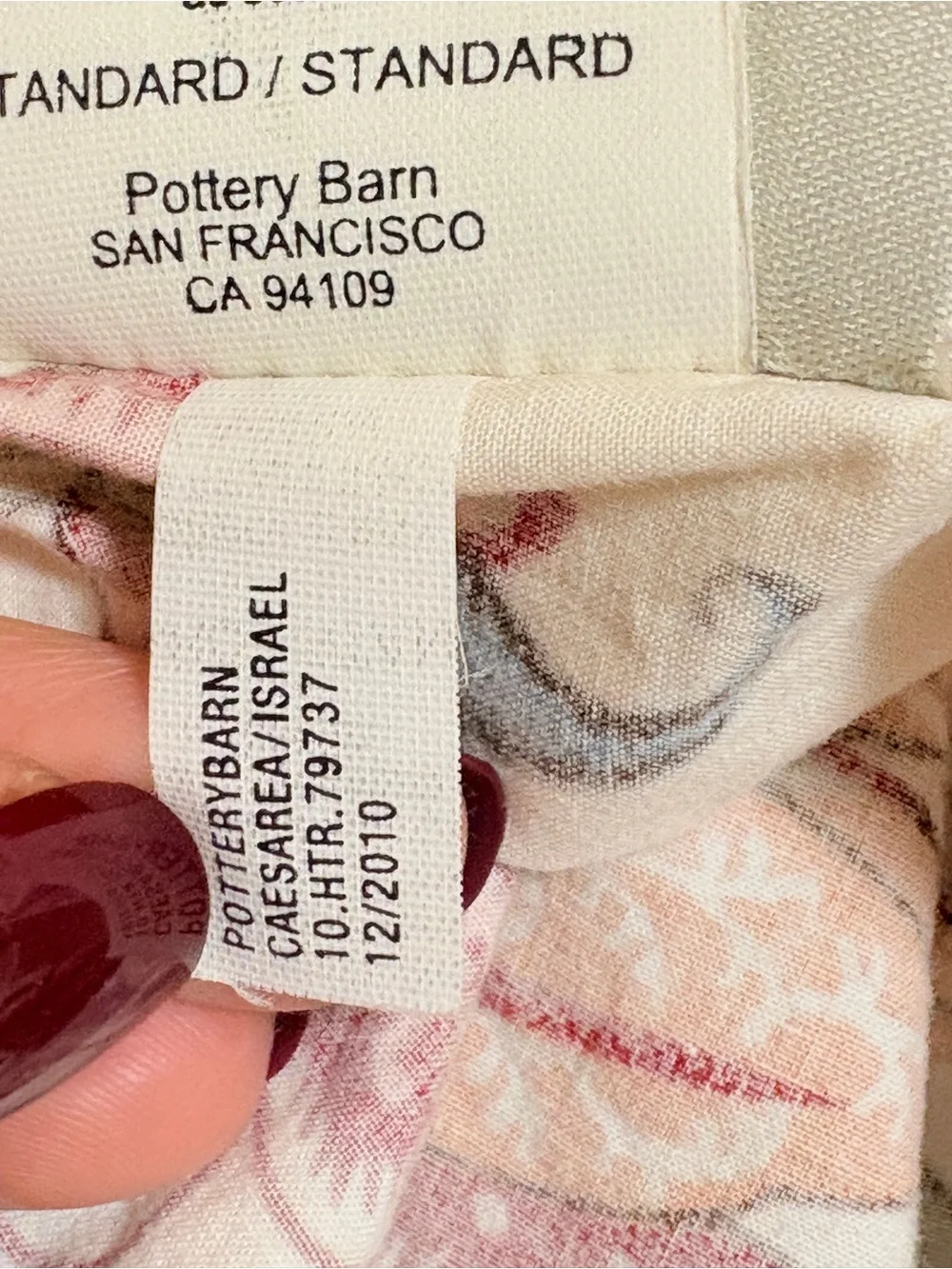 Pottery Barn Deirdre Palampore F/Q Set Duvet Cover 2 Standard Shams 3pc Set
